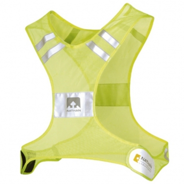 Nathan Streak Hi-Viz hardloop veiligheidsvest geel 